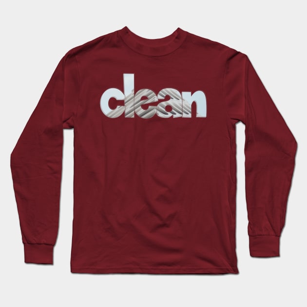 clean Long Sleeve T-Shirt by afternoontees